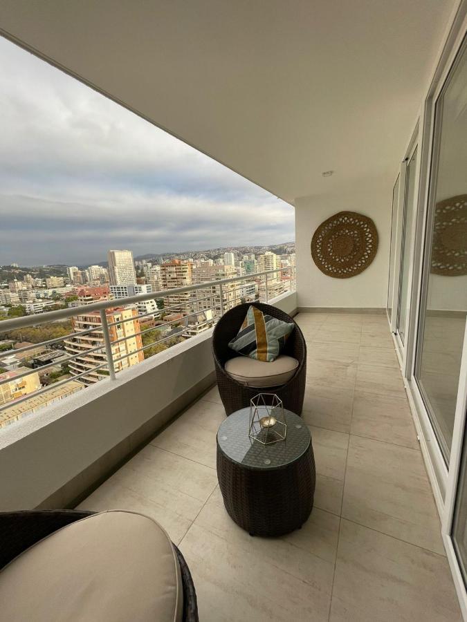ビニャ・デル・マールDepartamento De Lujo Estacionamiento Privado Y Cocina Integralアパートメント エクステリア 写真